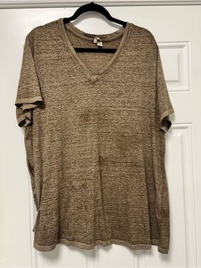 Cato Women’s Short Sleeve Top 22/24W Brown